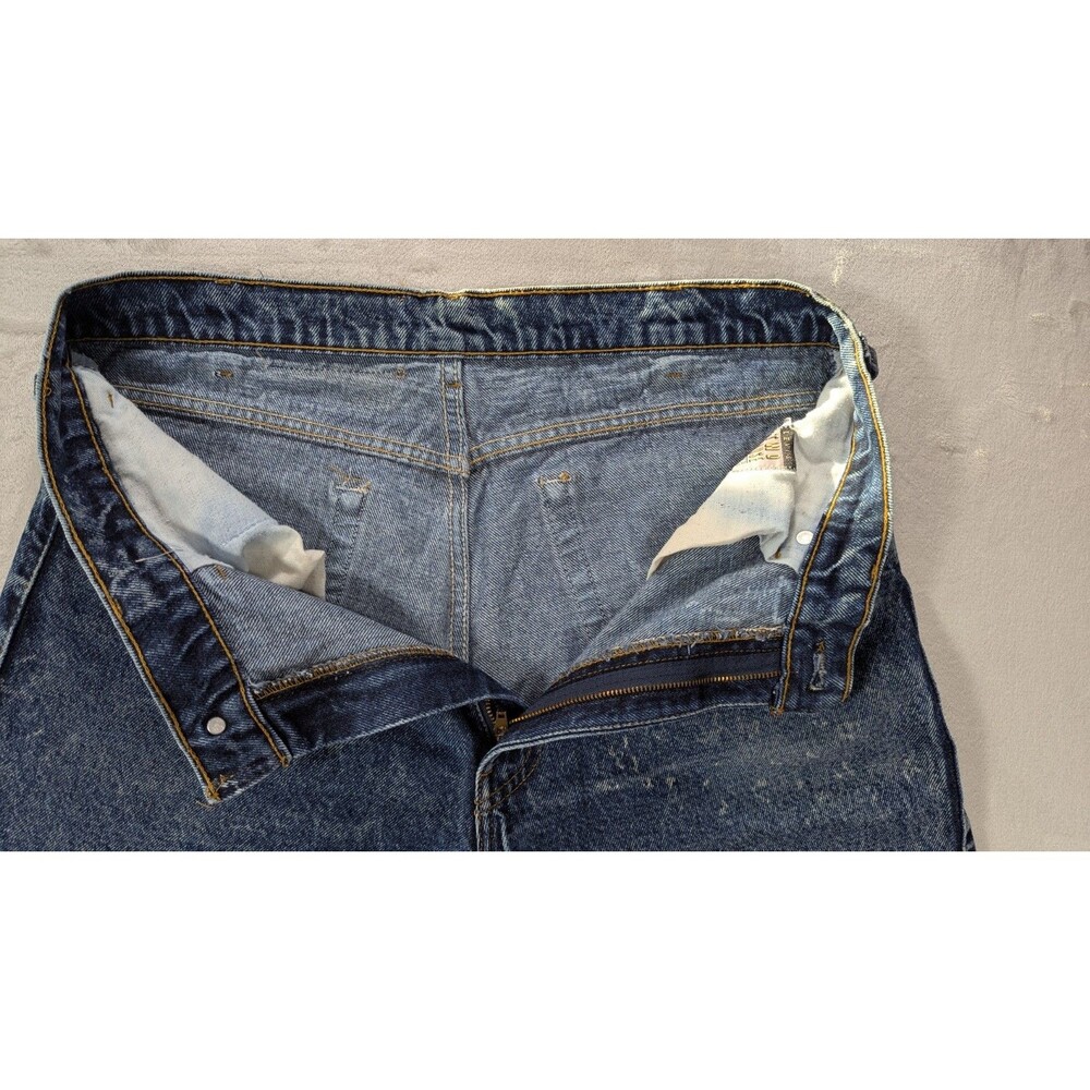 Levi's Jeans Men's 36x31 Two Horse Brand Acid Wash 40840 USA Vintage 80s 90s - Picture 4 of 16